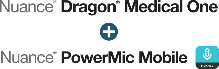 Nuance Dragon Medical One + Nuance PowerMic Mobile